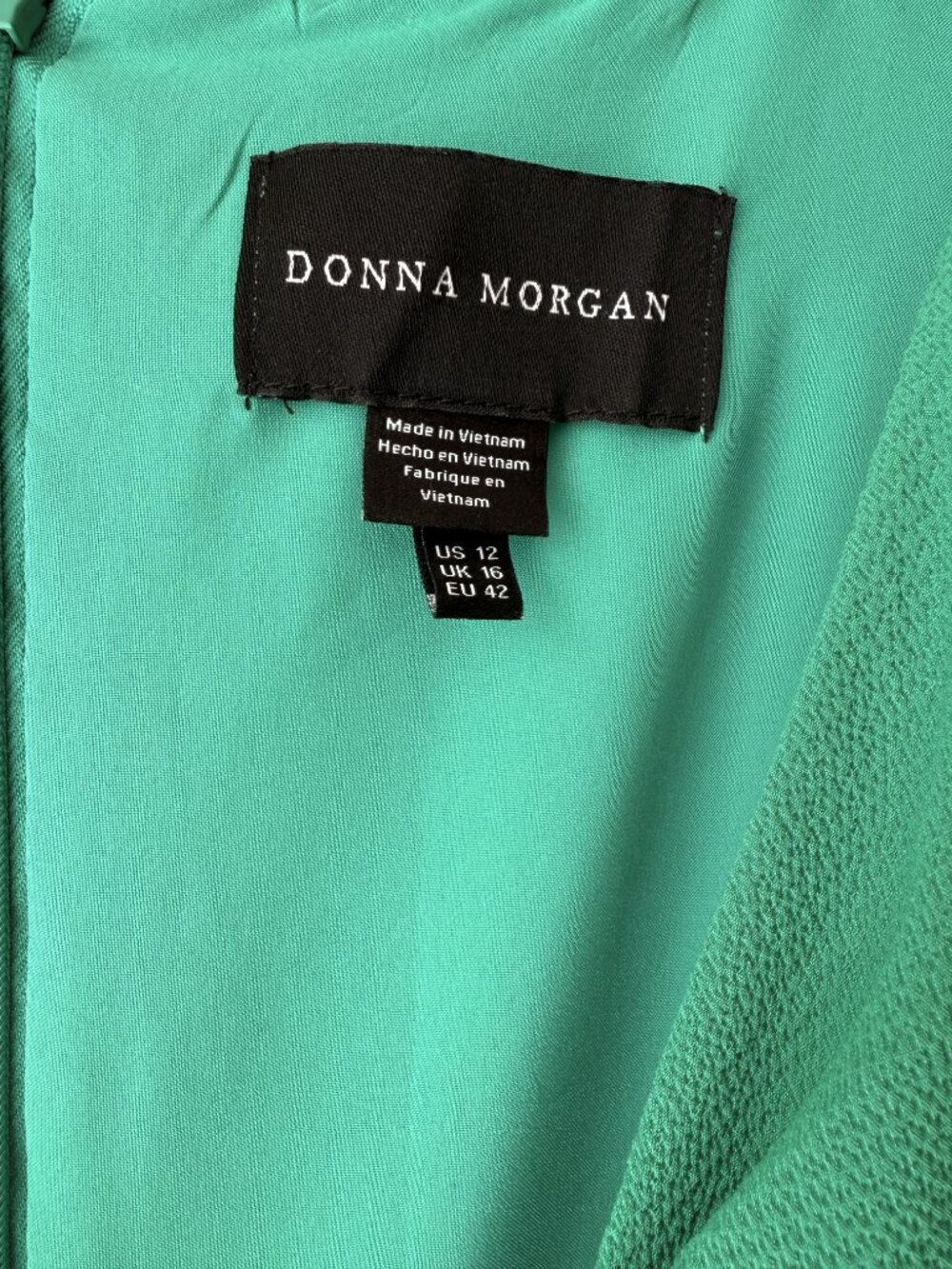 Donna Morgan for Nordstrom Kelly Green Cocktail Summer Dress - Picture 4 of 4